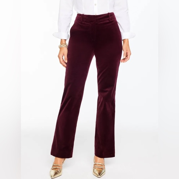Talbots Pants - NWT Burgundy Velvet Pants